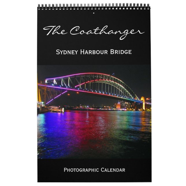 Calendário fotografia sydney coathanger (Capa)