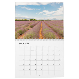 Calendário Fotografias de lavanda do festival France Home Dec