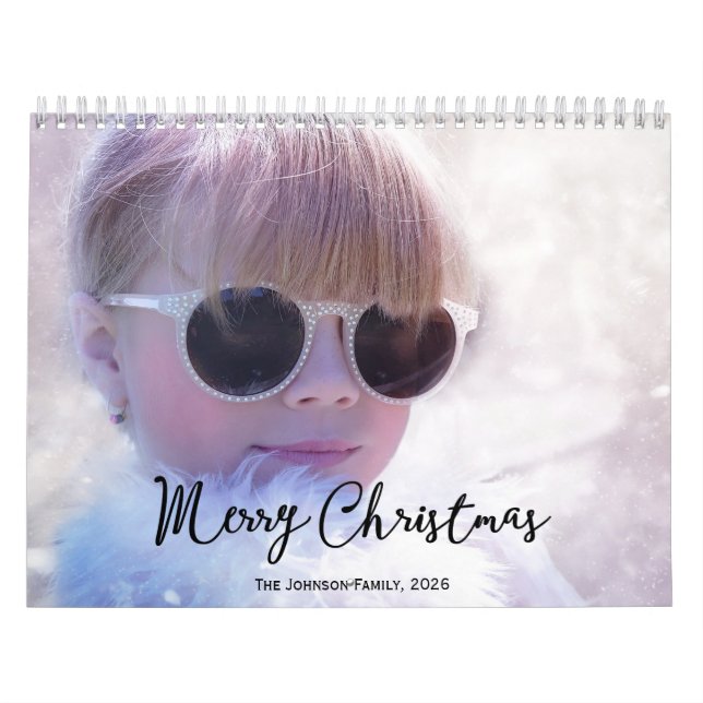 Calendário Fotográfico 2026 Feliz Natal (Capa)