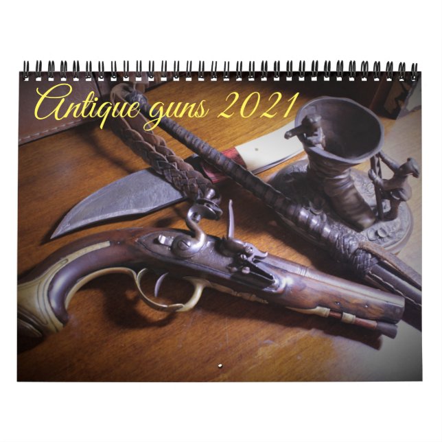 Calendário fotográfico de armas antigas 2021 (Capa)