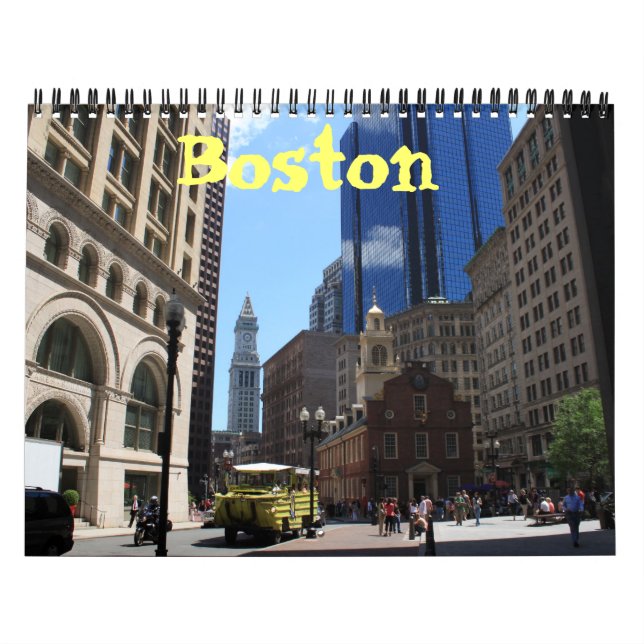 Calendário fotográfico de Boston Massachusetts (Capa)