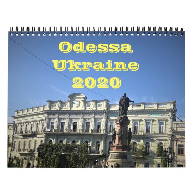 Calendário fotográfico de Odessa Ucrânia (Capa)