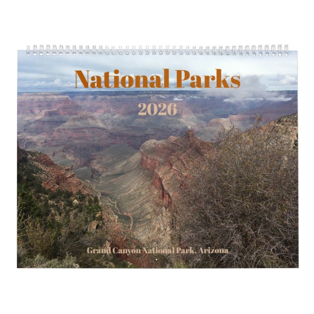 Calendário Fotográfico de Parques Nacionais de 12  (Capa)