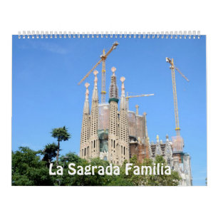 Calendário Fotográfico La Sagrada Familia 12 mes