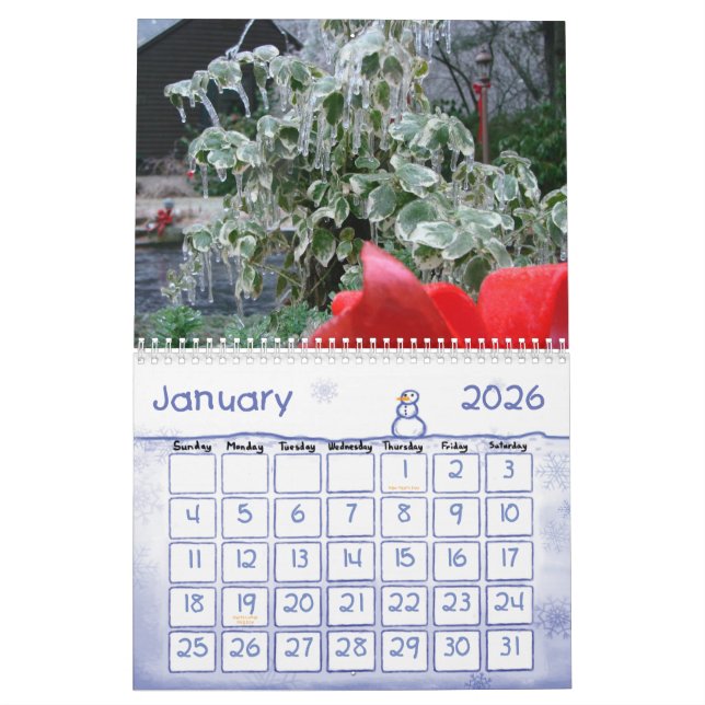 Calendário Fotos da natureza (Jan 2026)