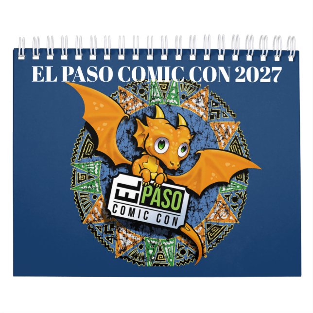 Calendário Fotos de Cosplay da El Paso Comic Con 2026 (Capa)