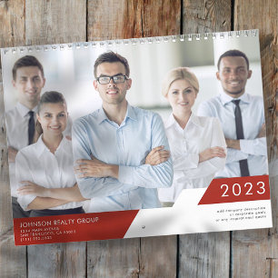Calendário Fotos Personalizadas de Adicionar Nome de Empresa