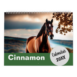 Calendário Fotos Personalizadas de Cavalos Ano Crie as Suas P