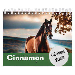 Calendário Fotos personalizadas de cavalos Criam seu próprio 