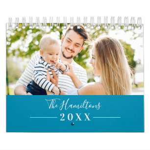 Calendário Fotos Simples e Fofas de Família 2022