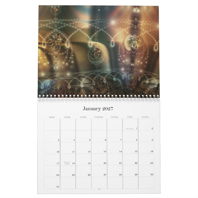 Calendário Fraco Digital 2021 (Jan 2027)