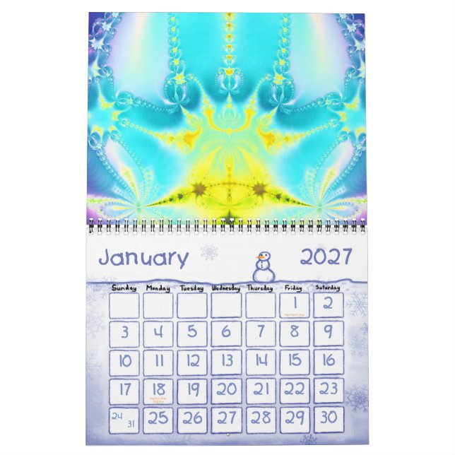 Calendário Fractals 2011-2012 (Jan 2027)