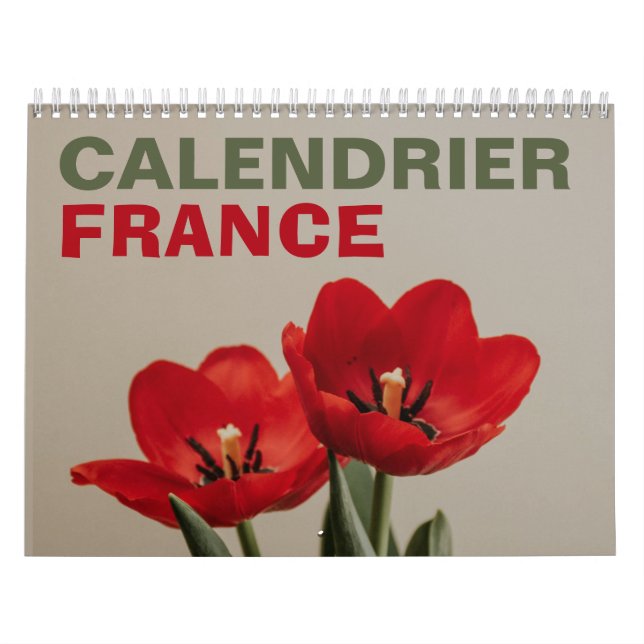 Calendário França avec Jours Fériés | 2026 (Capa)