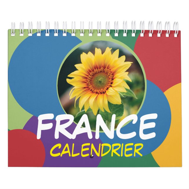 Calendário França com Feriados | Parede 2026 (Capa)