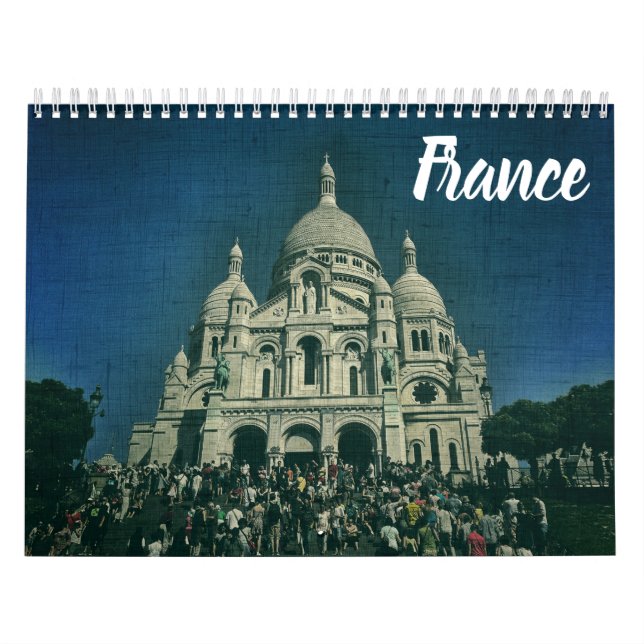 Calendário França Paris Tows Nature Architecture Landscape (Capa)
