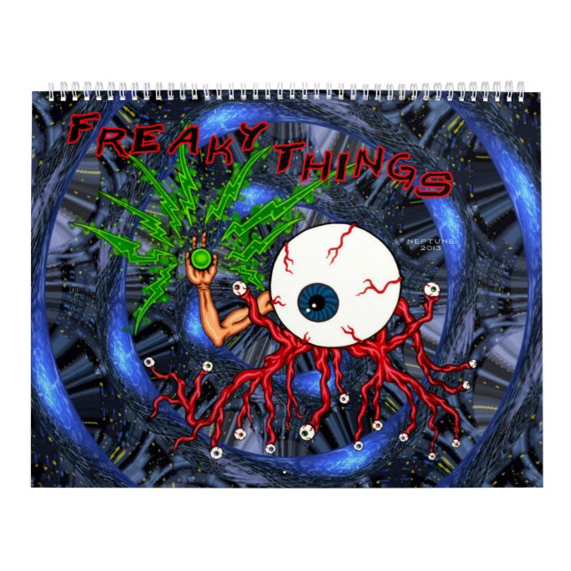 Calendário Freaky Things (Capa)