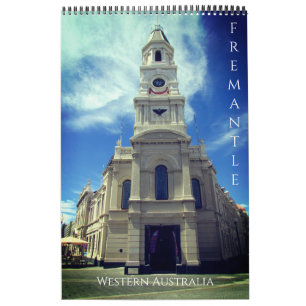 Calendário Fremantle Austrália Ocidental