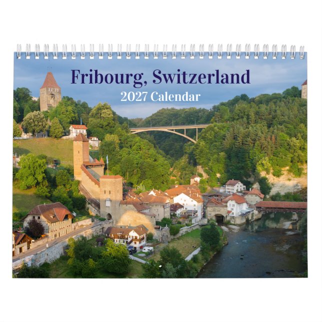 Calendário Friburgo Suíça 2027 (Capa)