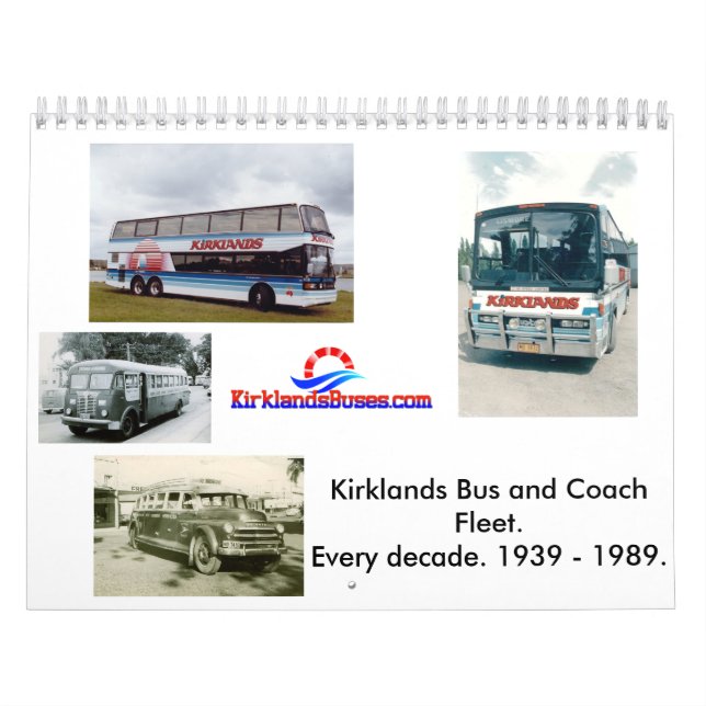 Calendário Frota do ônibus e do treinador de Kirklands (Capa)