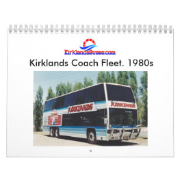Calendário Frota do ônibus e do treinador de Kirklands