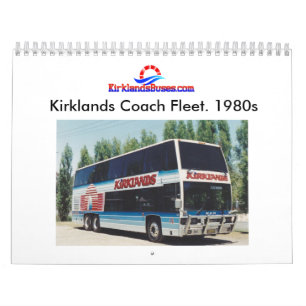 Calendário Frota do ônibus e do treinador de Kirklands