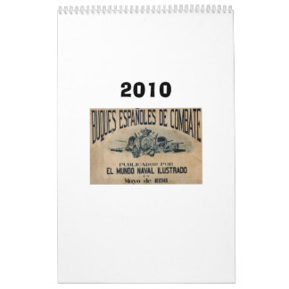 Calendário Frota espanhola 1898