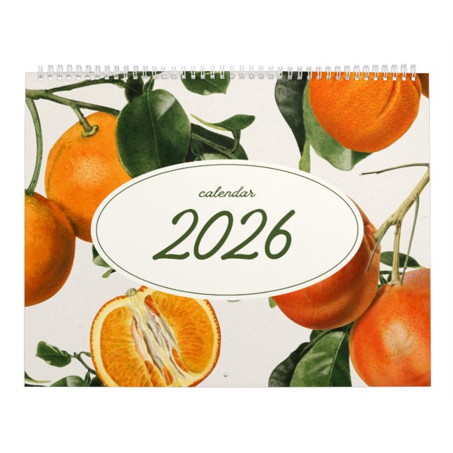Calendário Fruta 2026 (Capa)