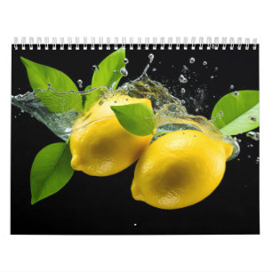Calendário Frutas novas Assornos Comida saudável e colorido