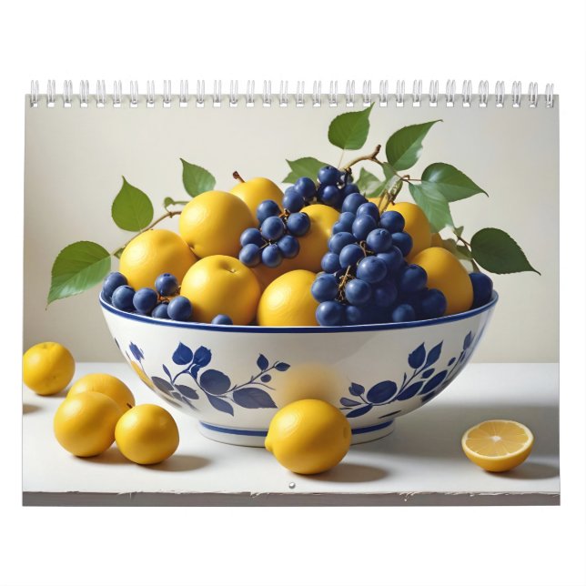 Calendário Frutas novas Assornos Comida saudável e colorido (Capa)