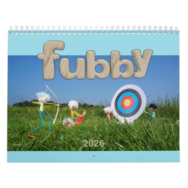 Calendário Fubby kalender voor 2026, positieve vibe ! (Capa)