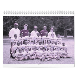 Calendário Futebol dos Redskins do AB