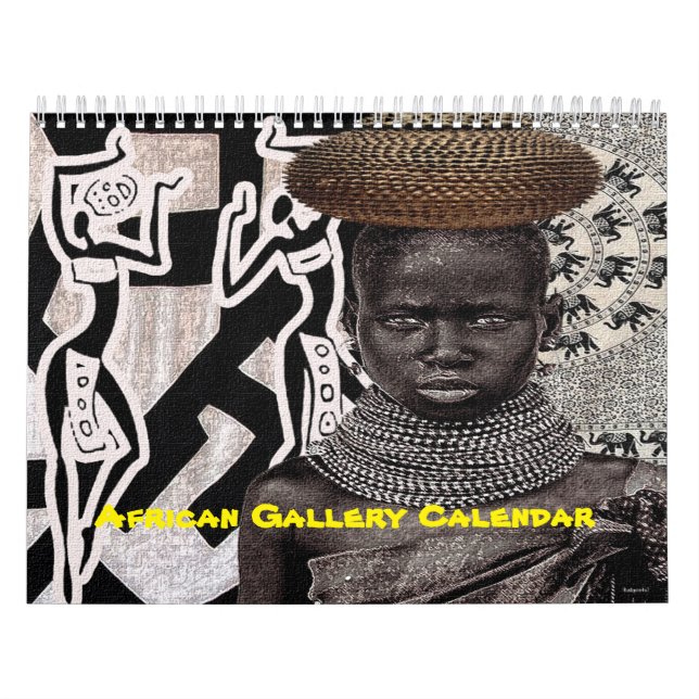 Calendário "Galeria de Arte Africana" (Capa)