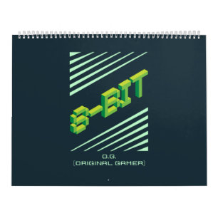Calendário Gamer original 8 bits
