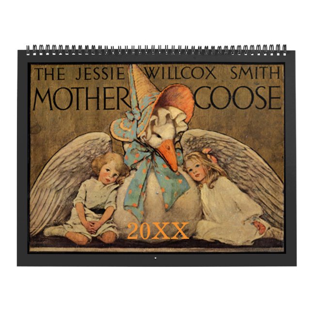 Calendário Ganso de mãe de Jessie Willcox Smith (Capa)