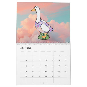 Calendário Gansos Bobos (Versão de Foto)