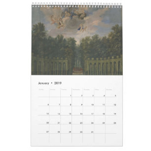Calendário Gardens of Versailles - os jardins de Versailles