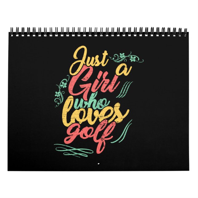 Calendário Garota de Golfe (Capa)