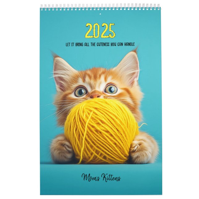 Calendário Gatinhos Brincando com a Bola da Lã (Capa)