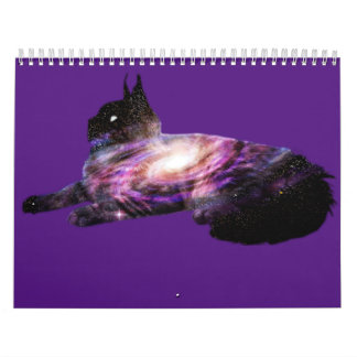 Calendário Gato Espacial Via Látea