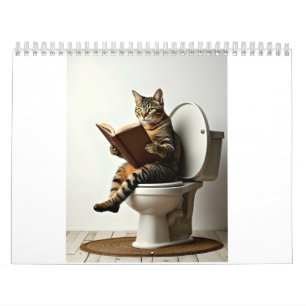 Calendário Gato Feliz: Design de Gatinhos Gons Bonitos para G