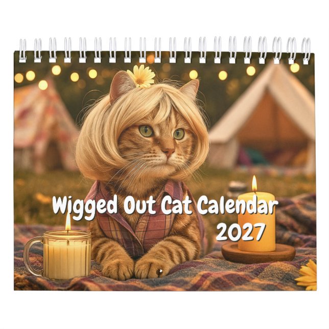 Calendário Gato maluco (Capa)