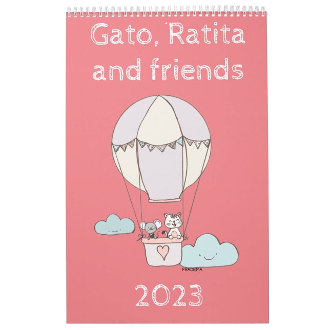 Calendario Gato, Ratita and friends (Capa)