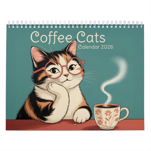 Calendário Gatos Café (Capa)
