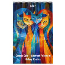 Gatos Cósmicos – Felinos Abstratos nos Reinos da G