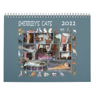 CALENDÁRIO GATOS DE SHERRIEY