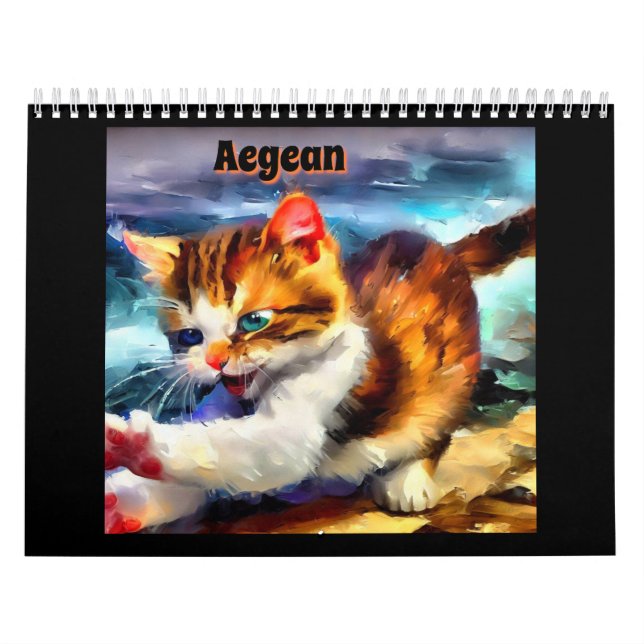 Calendário Gatos Egeu (Capa)