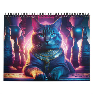 Calendário Gatos Egípcios