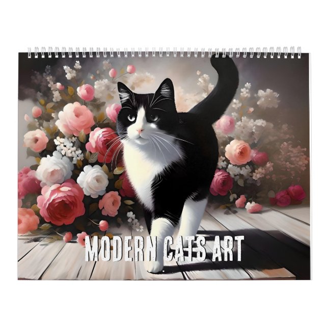 Calendário Gatos Modernos na Arte (Capa)