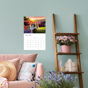 Calendário Gatos no Jardim