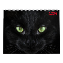 Calendário gatos pretos